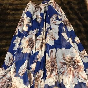 Blue Maxi Skirt
